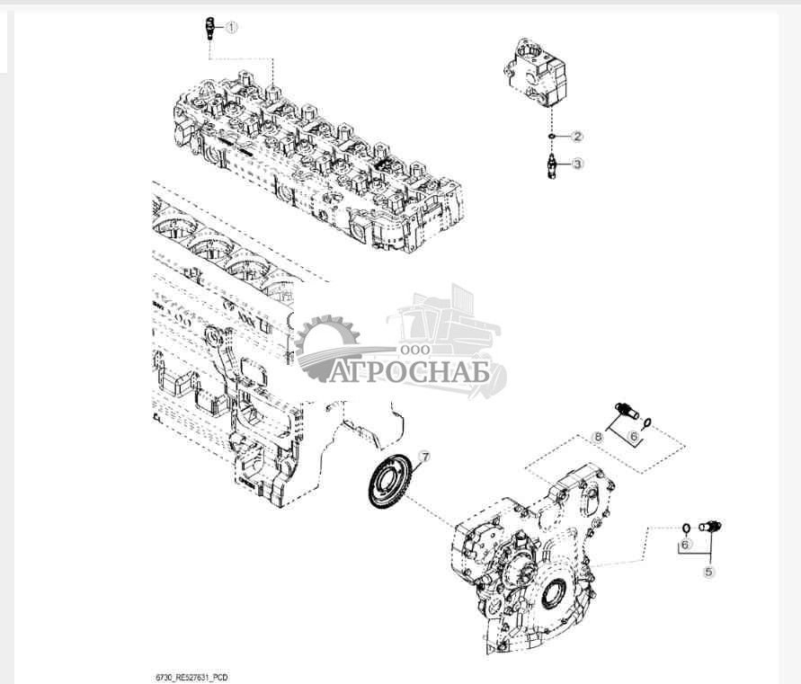 6730 Датчики двигателя 